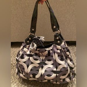 Coach Handbag with Scarf